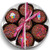 Happy Birthday Chocolate Dipped Oreo Cookies Gift - Olde Naples Hand Decorated Oreo Cookies - Gift Basket 7pc Oreo Cookies Assortment Milk Chocolate-Pink-