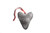 Handmade Megalodon Shark Tooth Christmas Ornament