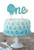 Seashell One Cake Topper - 1st Birthday Cake Topper  First Birthday Party Decor  Under The Sea Birthday  Smash Cake Topper  Mermaid Party