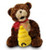 Cuddle Barn "Hunny" Animated Musical Singing Bear Doll With LED Message Fan: Dances And Sings "Sugar, Sugar"