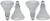 GE Lighting 18011 65-Watt Soft White Reflector Flood BR30 Light Bulb, 4-Pack