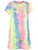 Romwe Women_s Summer Casual Short Sleeve Tunic Dress Tie Dye T-Shirt Dress Multicolor XL Romwe Women_s Summer Casual Short Sleeve Tunic Dress Tie Dye T-Shirt Dress Multicolor XL