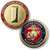 U.S. Marines Corps Second Lieutenant Challenge Coin