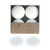 Mega Candles - Unscented 3" Floating Disc Candles - White, Set of 12
