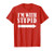 Funny I_m with Stupid Red T-Shirt funny Christmas Gift