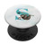 Cute Sloth Teal Color Monogram Initial S PopSockets PopGrip  Swappable Grip for Phones  and  Tablets