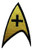 S Trek Medical Logo Yellow Embroidered 3 Inch Tall Patch