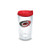 Tervis 1045184 NHL Carolina Hurricanes Primary Logo Tumbler with Emblem and Red Lid 16oz, Clear