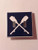 Double Toggle -2-toggle- Light Switch Plate Cover - Nautical - Blue Background White Oars