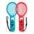 OSTENT 2 x Tennis Rackets Handle Holder Grip for Nintendo Switch Joy-Con Controller