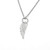 Angel Bird Wing Charm Sterling Silver Necklace 18inch  -very tiny size-