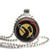 Hitchhiker_s Guide To The Galaxy 1 Inch Silver Plated Pendant Necklace or Keychain