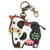 Chala Cow Key Fob Coin Purse Keychain  Cow Lover Chala Handbags