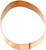 Old River Road Egg Shape Cookie Cutter, Copper