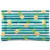 N-A Dog Beds Pineapple Stripe Design for Small Dogs Cats Pet Bed Pad for Crates 18 x 24 Machine Wash