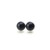 8mm Blue Goldstone Earrings on Plastic Posts for Metal Sensitive Ears