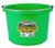 Miller Manufacturing P8LIMEGREEN Plastic Round Back Bucket for Horses  8-Quart  Lime Green