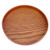 Wood Serving Plate,Wood Round Serving Tea Tray Fruit Dessert Cake Snack Candy Water Platter Wooden Bowls(33cm / 12.99 inch)