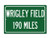 Personalized Highway Distance Sign To  Wrigley Field
