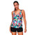 Fheaven Women_s Tankini Two Piece Swimsuits with Brief Floral Push Up Bathing Suits -S  Multicolor-