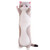 Lofiu Plush Cats Doll Pillow Cute Plush Toy Doll Long Throw Pillow Soft Stuffed Kitten Pillow Doll Great Gift for Your Lovely Girlfriends or Your Cute Kids -S  Gray-