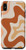iPhone XS Max Retro Liquid Swirl Abstract Pattern in Terracotta Tones Case