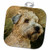 3D Rose Soft Coated Wheaten Terrier Portrait Pot Holder, 8" x 8"