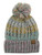 C.C Tribal Blend Pom Soft Fuzzy Lined Thick Knit Cuff Beanie Hat  Rose Mint