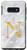 Galaxy S10e Monogram Letter Initial N White Case