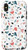 iPhone X XS Terrazzo Pattern Abstract Classic Coral Teal Blush White Case