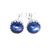 Iolite Stud Earrings in Sterling Silver