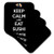 3dRose cst_173313_1 Keep Calm and Eat Sushi. Black-Soft Coasters, Set of 4