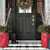 Buffalo Plaid Outdoor Rug Runner Doormat  Collive Black White Cotton Woven Checkered Farmhouse Porch Outdoor Rugs  Washable Indoor Door Mat for Front Kitchen Bathroom -2  x 4.3   Buffalo Checkered-