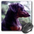 3dRose LLC 8 x 8 x 0.25 Inches Black Dachshund Mouse Pad (mp_1209_1)