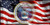 U.S. Air Force Transparent Logo On Flag Photo License Plate
