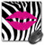 3dRose LLC 8 x 8 x 0.25 Inches Mouse Pad, Zebra Kiss (mp_52426_1)