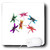 3Drose LLC 8 X 8 X 0.25 Inches Mouse Pad, Neon Colored Dragonflies (Mp_109374_1)