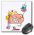 3Drose LLC 8 X 8 X 0.25 Inches Mouse Pad, Funny Nurse with a Syringe Cartoon (Mp_118693_1)