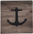 3dRose Image of Black Anchor on Weathered Oak Mouse Pad (mp_171715_1)