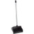 LobbyMaster Plastic Lobby Dustpan  12inch  Wide  37inch  High  Black Pan White Handle
