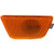 Side Marker Light Lamp Amber Lens w Bulb-s- Front Right Side compatible with Chevrolet Cruze