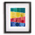 Let_s Dance by David Bowie inspired song lyric wall art print