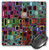 3dRose LLC 8 x 8 x 0.25 Inches Mouse Pad, Retro Rectangles of Color (mp_38375_1)