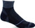 Sockwell Men_s Pulse Quarter Firm Compression Sock  Black - L XL