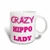 3dRose mug_175107_3 Crazy Hippo Lady Magic Transforming Mug, 11-Ounce