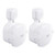 BECROWMUS Outlet Mount Hanger Wall Mount Holder for EERO Mesh WiFi System Routers  EERO Mesh WiFi Wall Bracket Hub Mount Protective Holder Stand 2 Pack