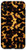 iPhone XS Max Tortoise Shell Pattern Brown  and  Orange Exotic Turtle Shell Case