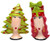Appletree Design Christmas Tree and Gift Salt and Pepper Set, 4-Inch