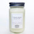 Mason Jar Natural Soy Candle - Clean Cotton - handmade hand poured small batch 16 oz