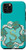 iPhone 11 Pro Aesthetic Turquoise Blue Floral Flower Initial S Monogram Case